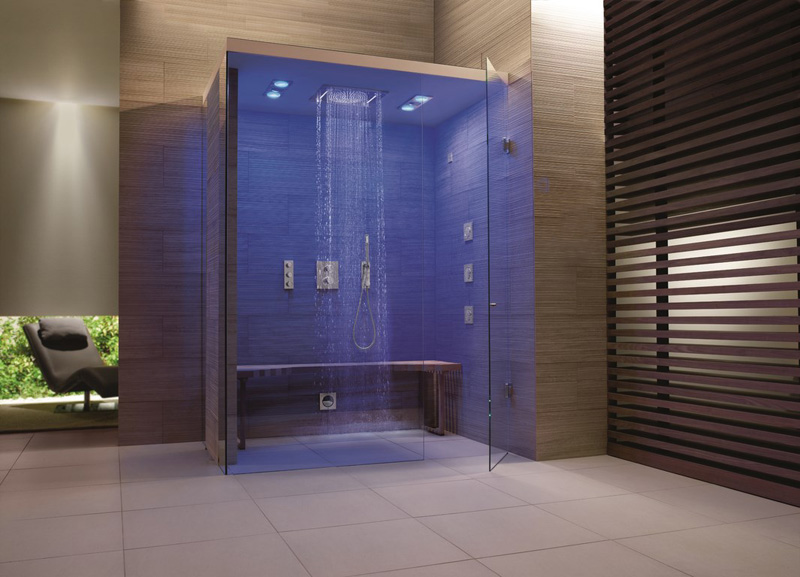 אורגל - מודולי התאורה של GROHE מאפשרים לשנות את הצבעים