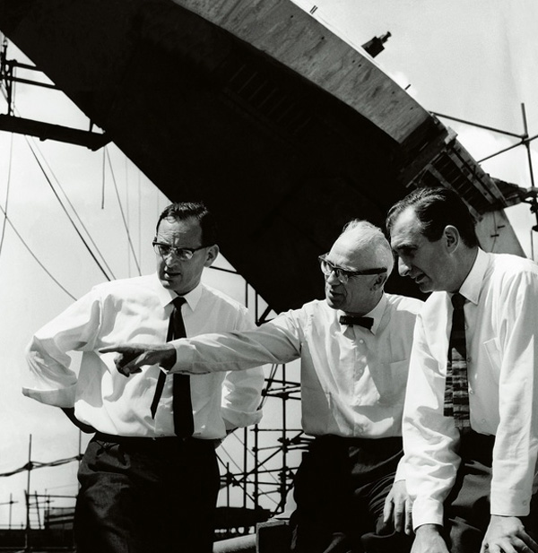 ������ Ove Arup ���� �� ����� ����� �� Michael Lewis �-Jack Zunz �-1966, � Max Dupain, Courtesy Arup