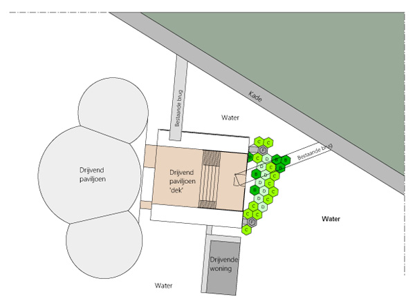 תכנית כללית. תכנון: Recycled Island Foundation