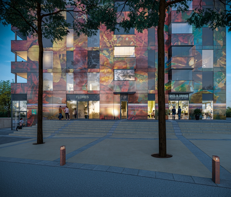 Flores Tower Façade, Image Credit: 3D capacity