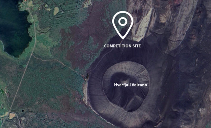 Iceland Volcano Coffee Shop competition site. Photo Credit: Bee Breeders
