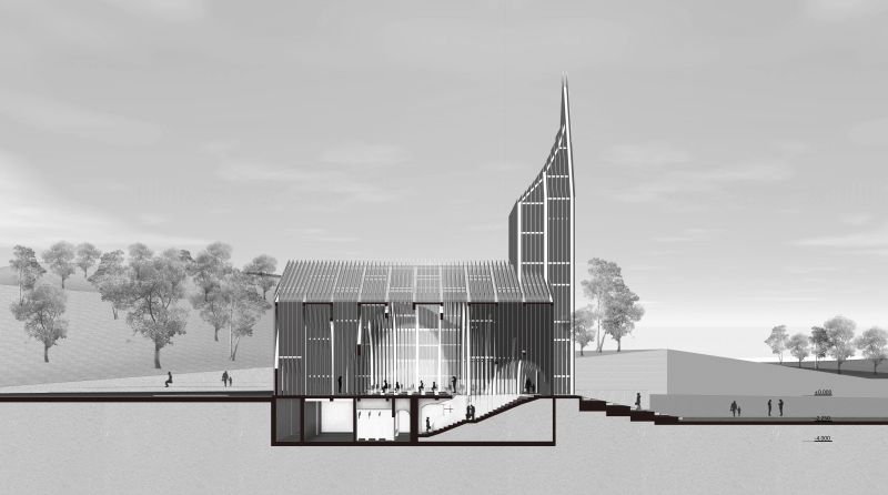 The Chamber Church.Section. Credit: BUZZ/B&uuml;ro Ziyu Zhuang