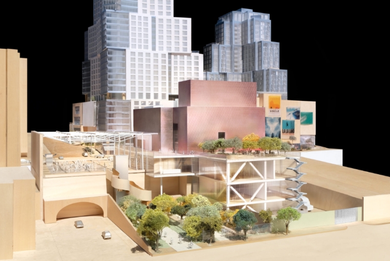 The physical model, image &copy; gehry partners
