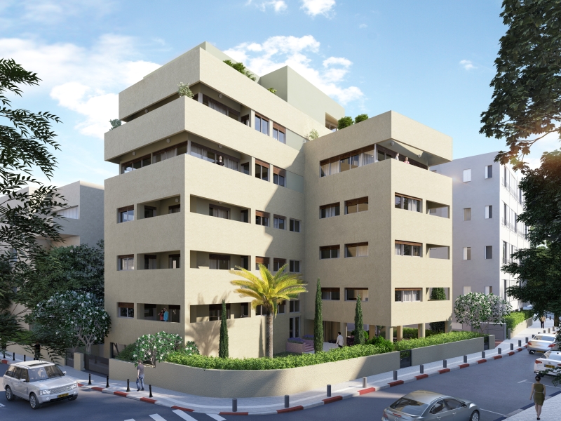 ברוק פינת ברנשטין הכהן תל אביב. פרילנס עבור נאור מימר אדריכלות ושימור בע