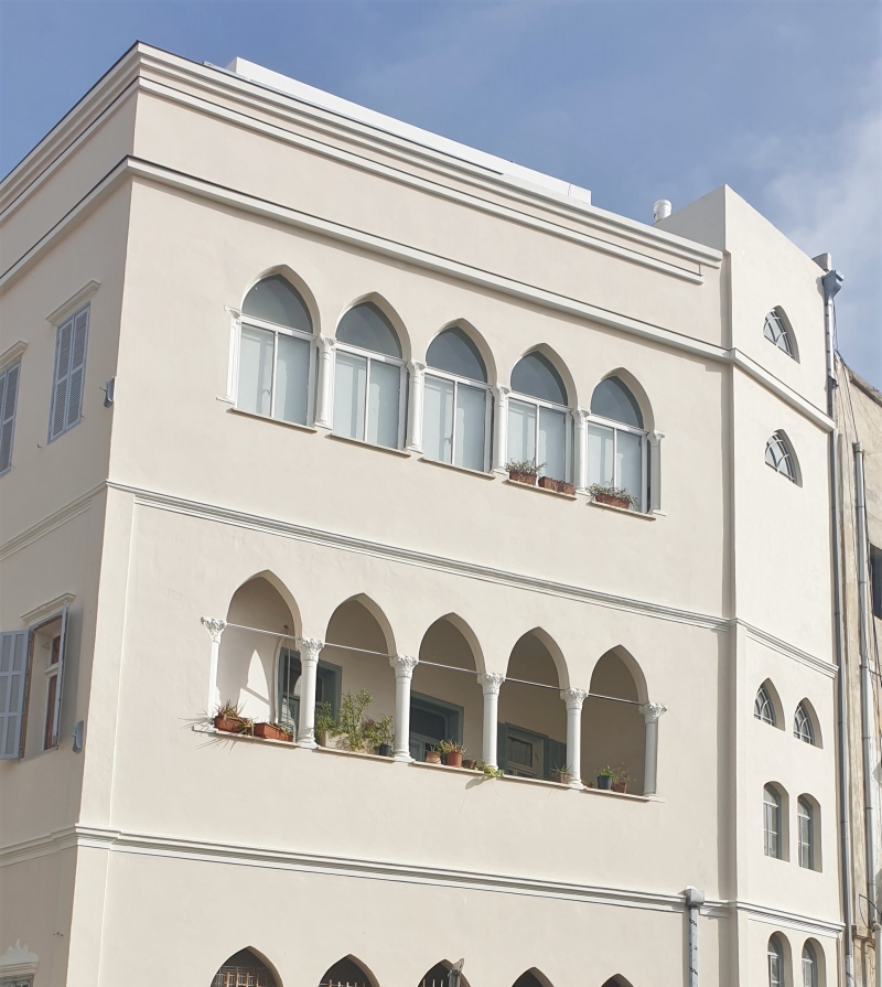 מיכאלאנגלו יפו. מקטע חזית מכאלאנגלו. קרדיט צילום: שירלי חובב