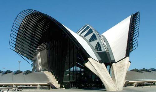 Lyon-Saint Exupry Airport Station תחנת רכבת, ליון, צרפת 1994