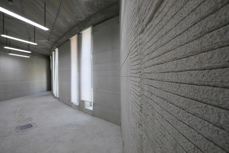 inside the building, image by: Apis Cor