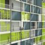Active component - Northeast facade – zoom in